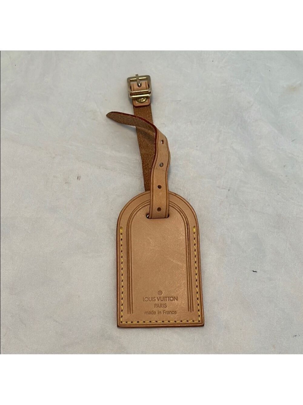 Louis Vuitton Leather Luggage Tag